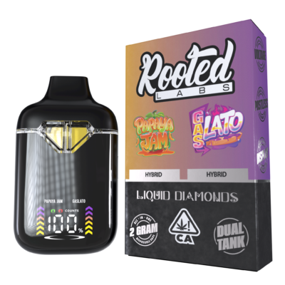 buy rooted labs dual tank disposable 2g online